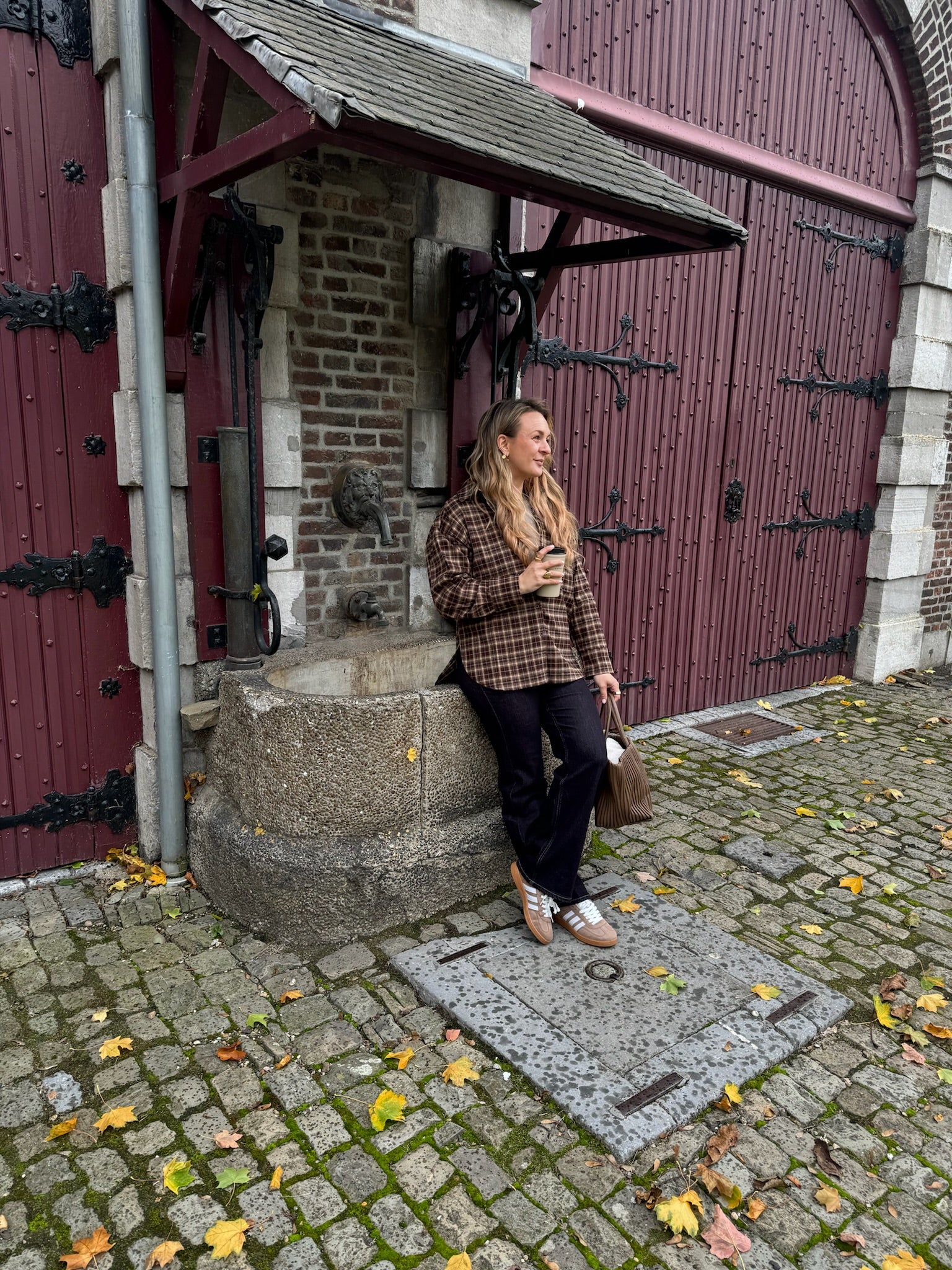 Rae Flannel Shirt - Beige