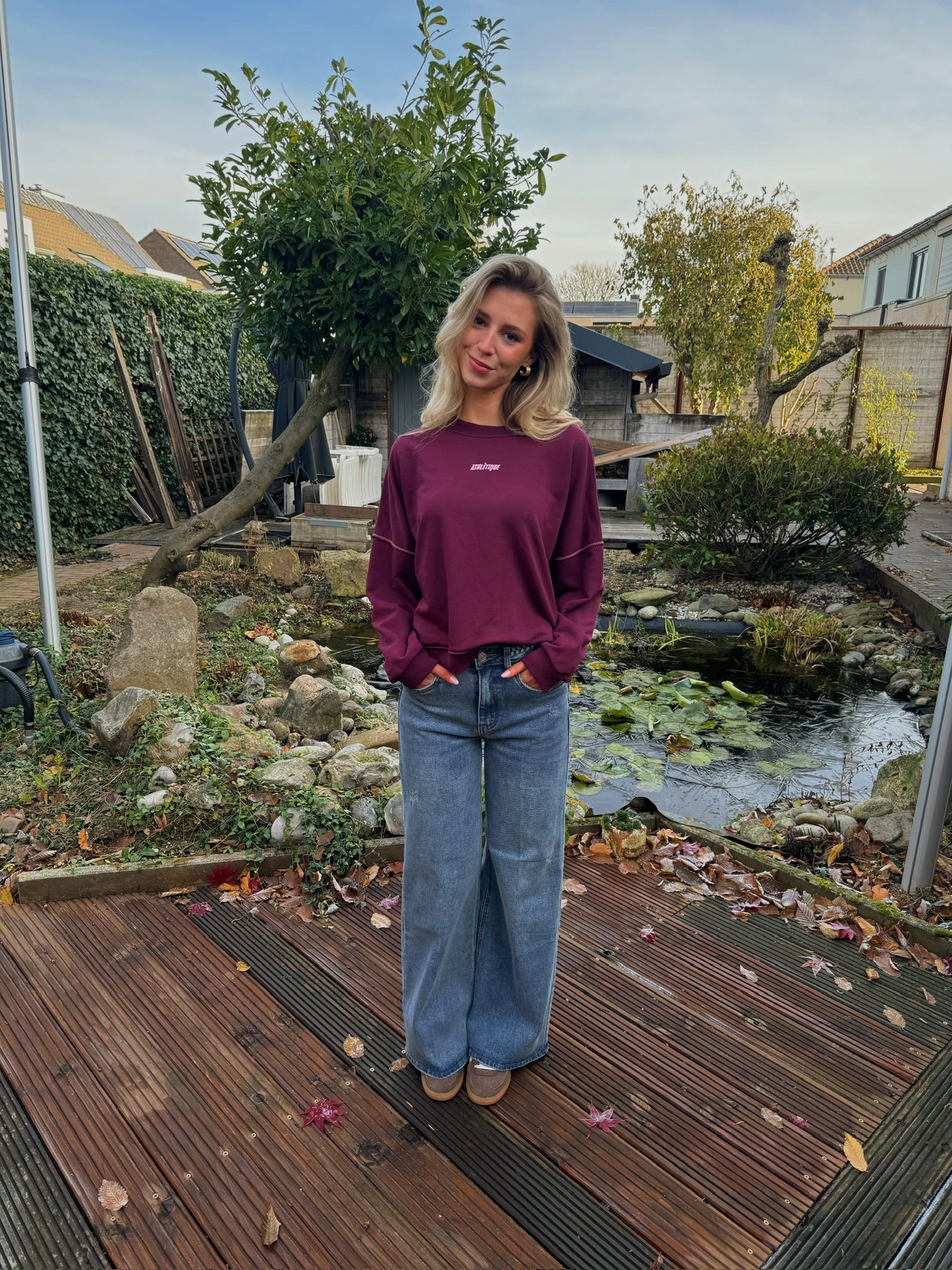 Loa Sweater - Burgundy