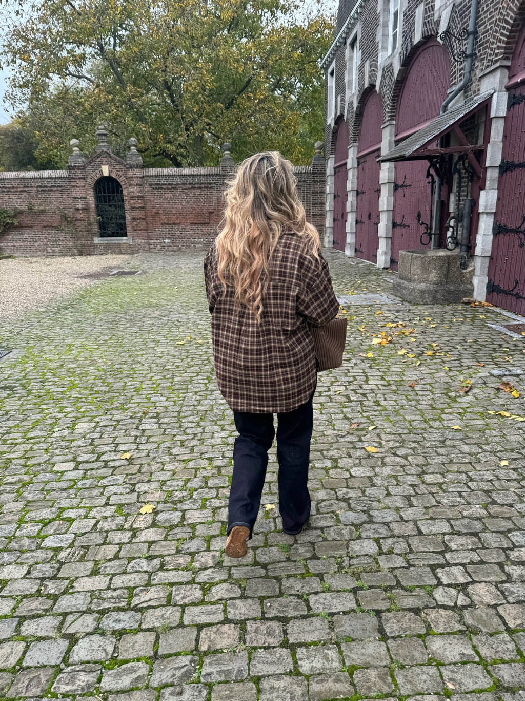 Rae Flannel Shirt - Beige