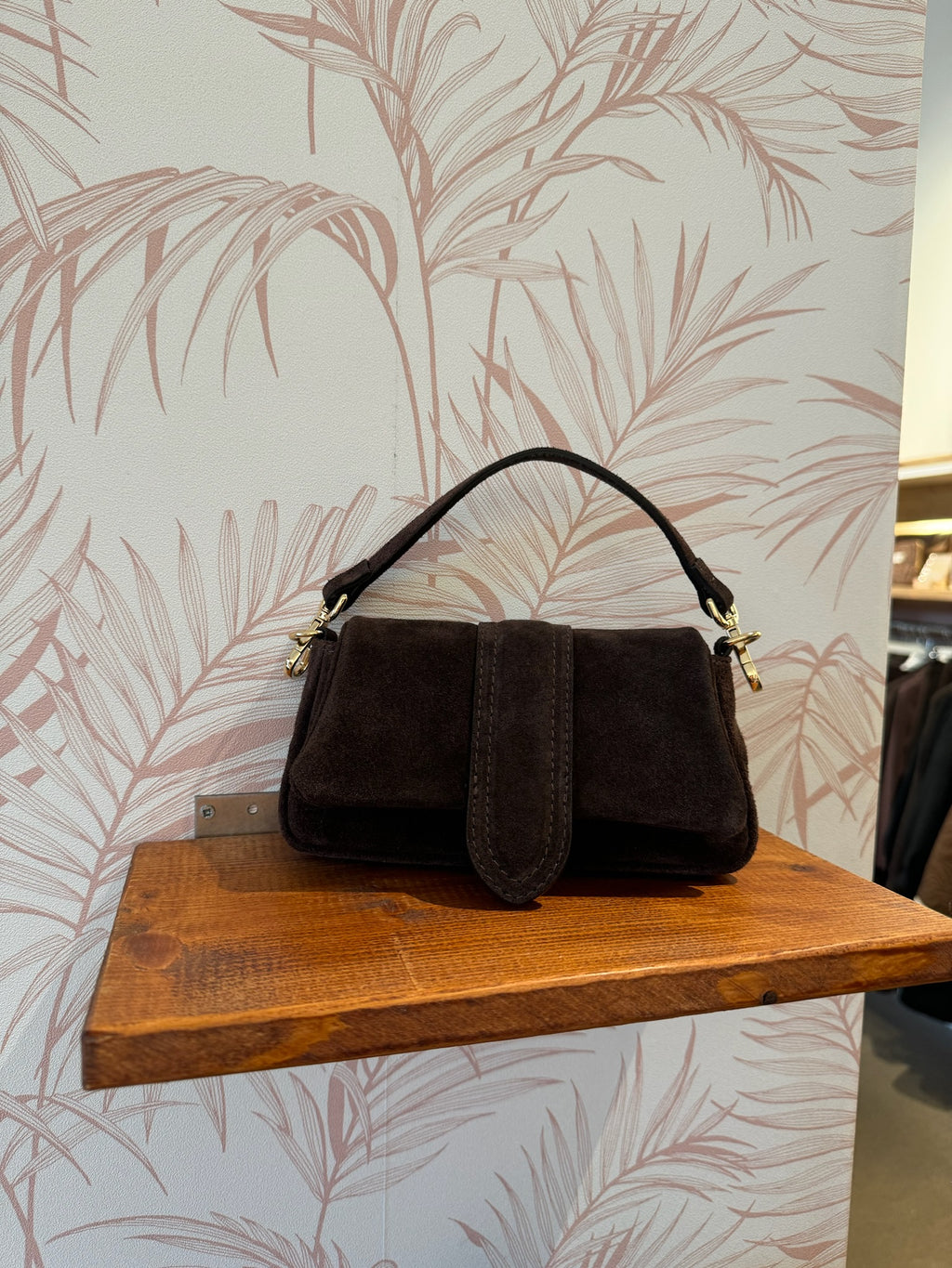 Faye Suède Tas - Bruin