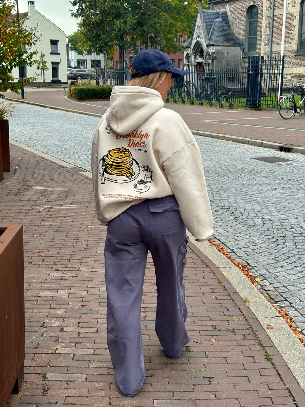 Maddie Brooklyn Hoodie - Beige