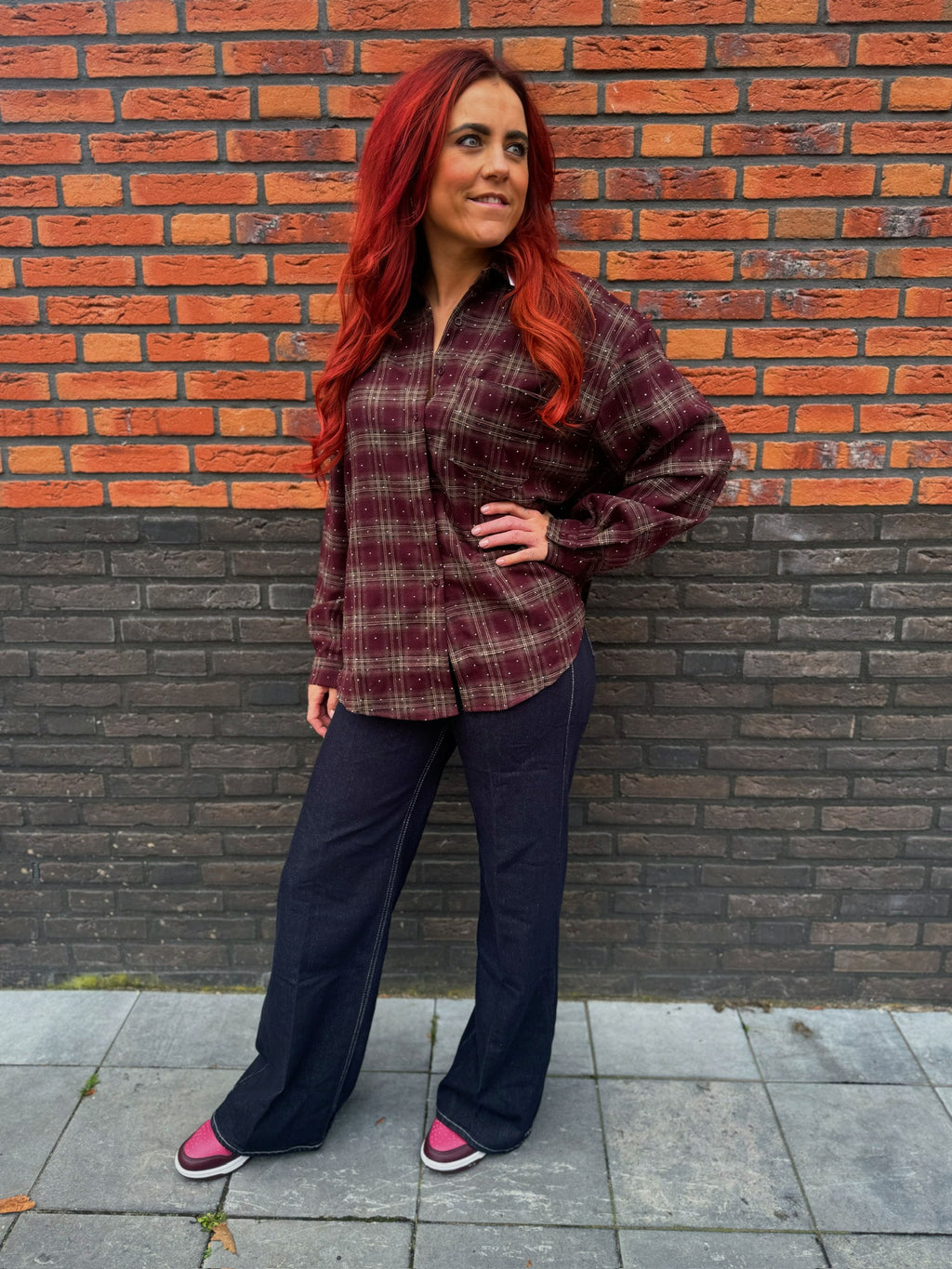 Joni Spark Shirt - Bordeaux