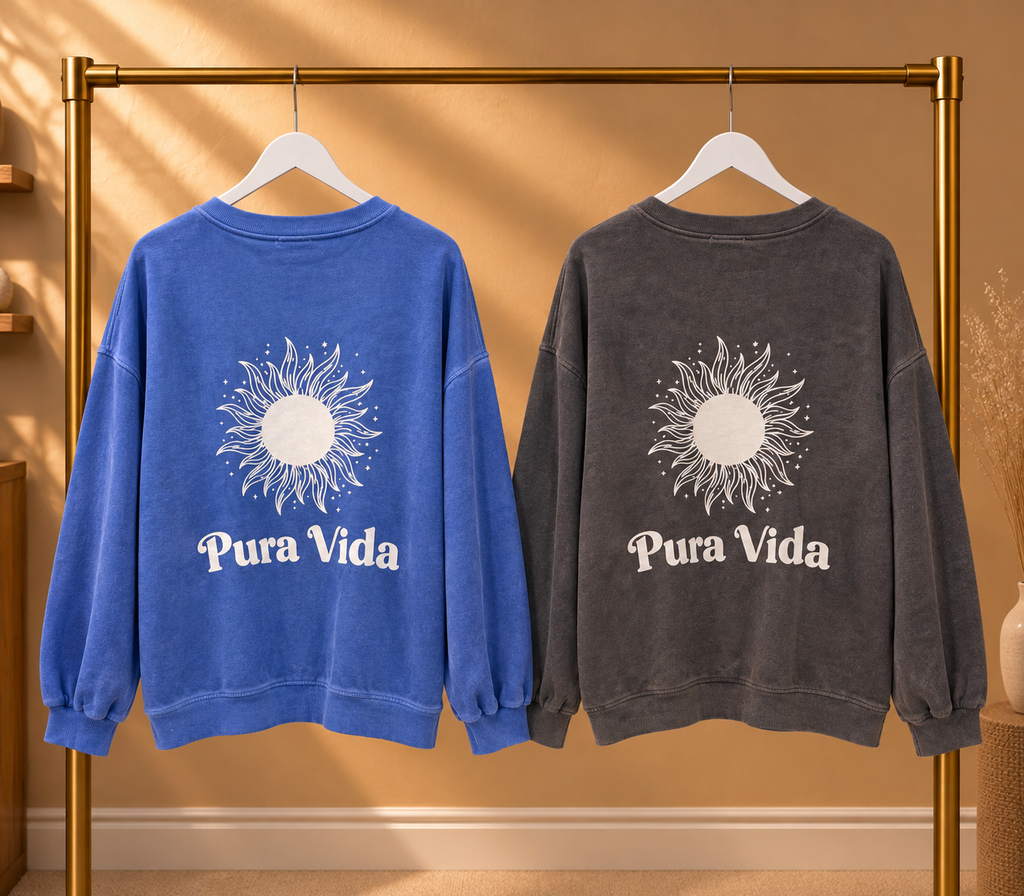 Pura Vida Soleil Sweater - Antraciet