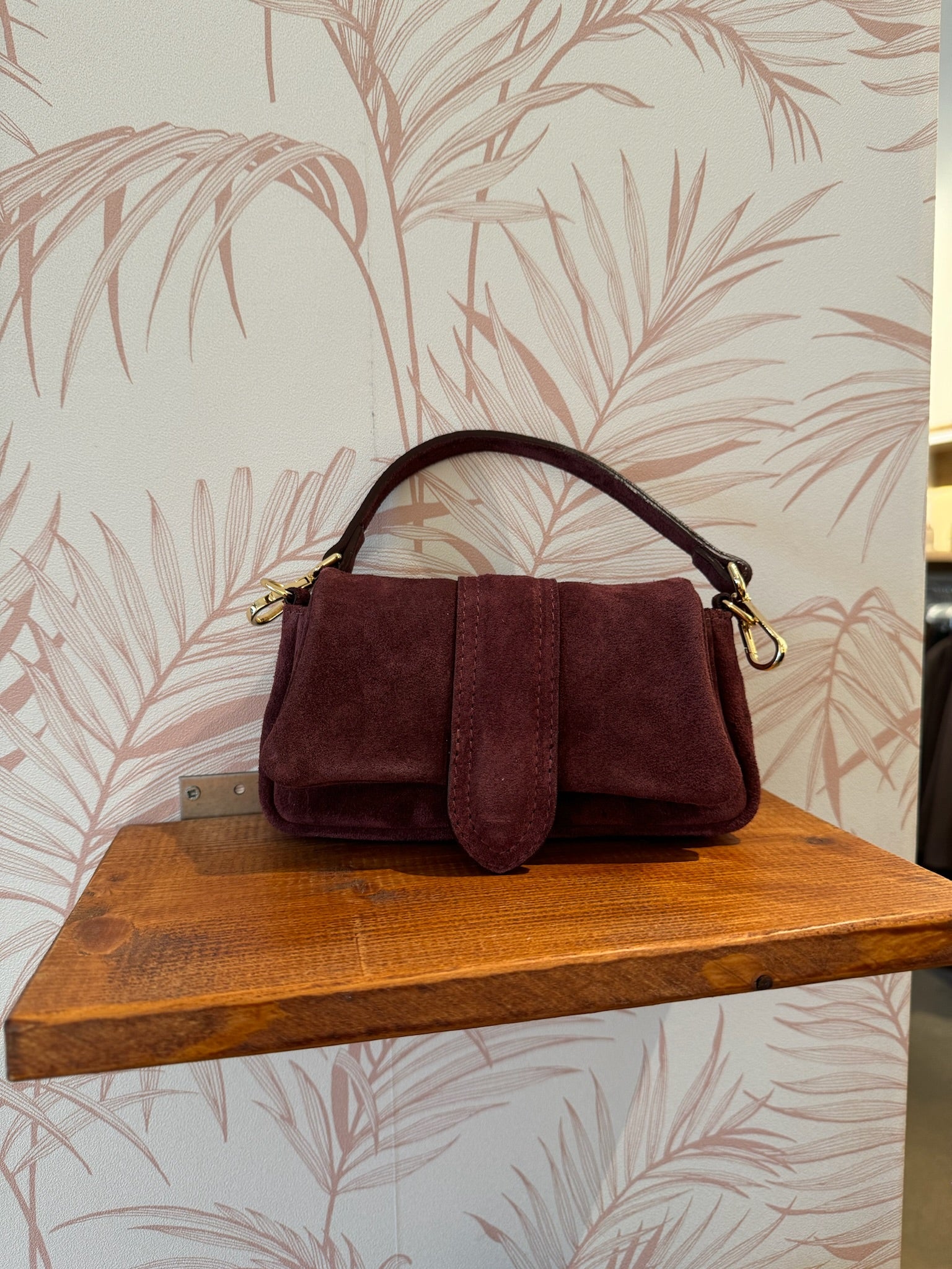 Faye Suède Tas - Bordeaux