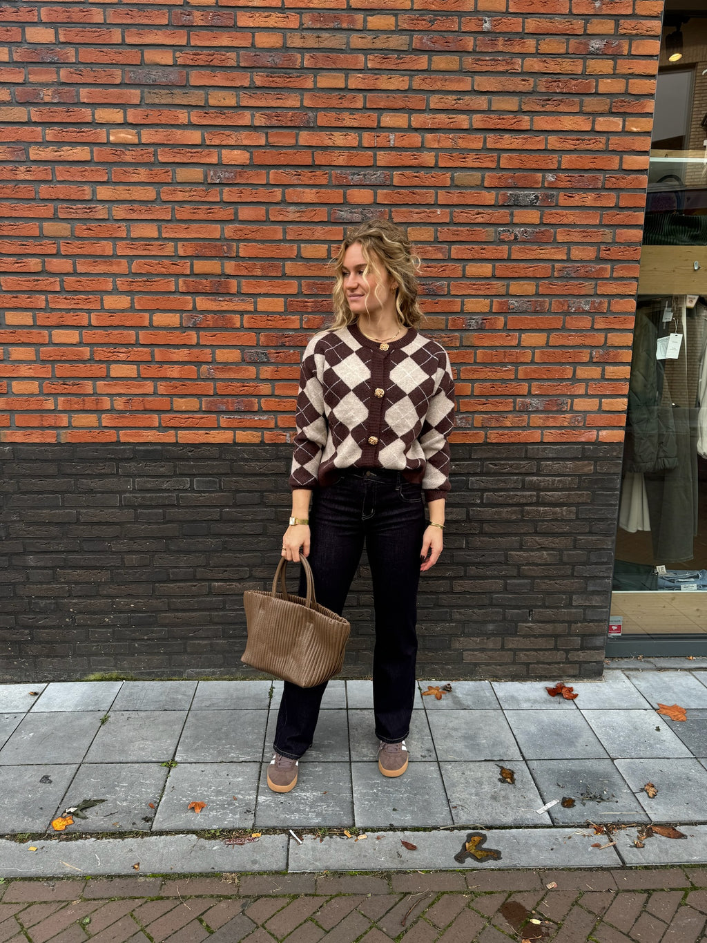 Meri Cardigan - Bruin