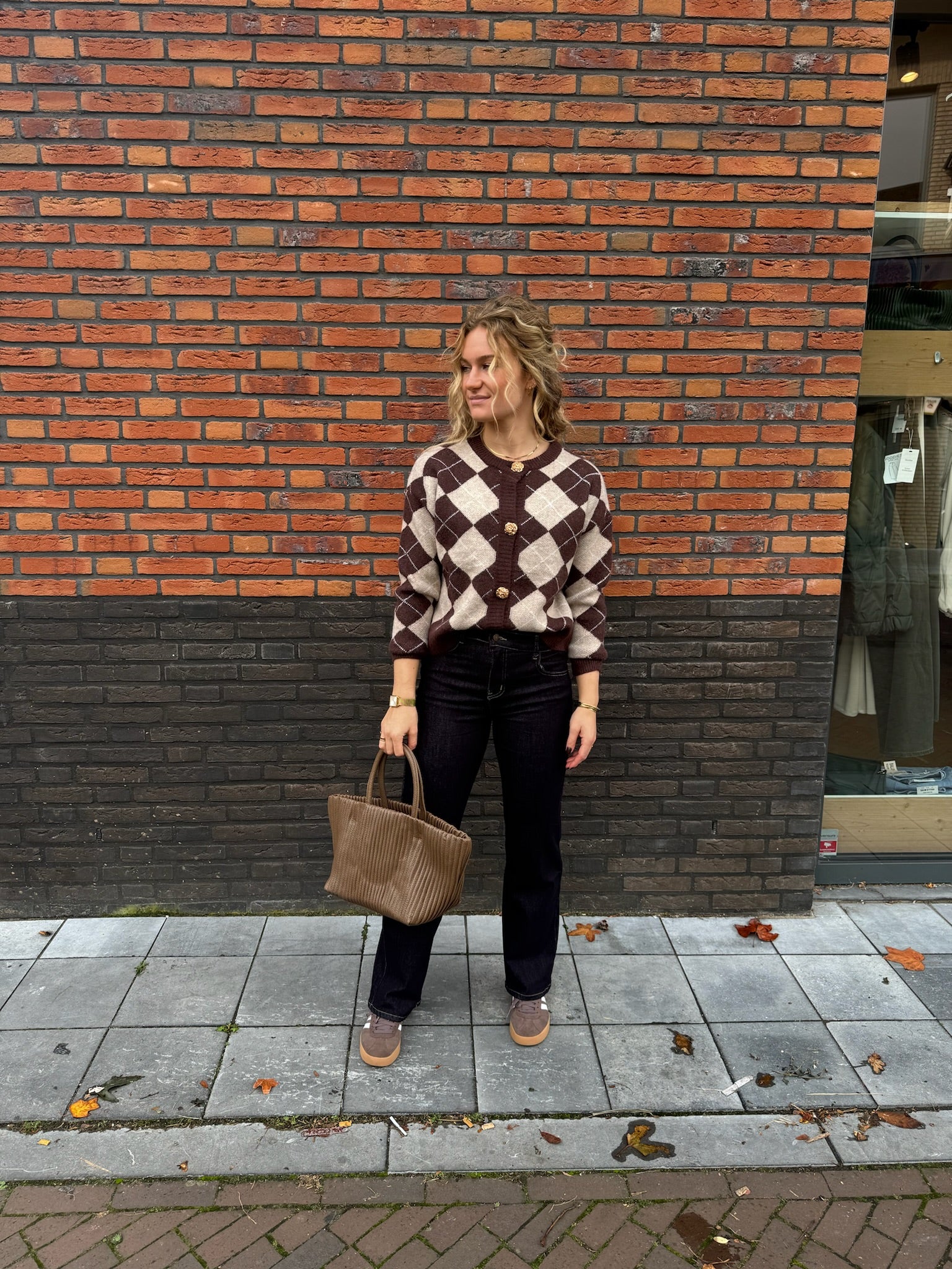 Meri Cardigan - Bruin