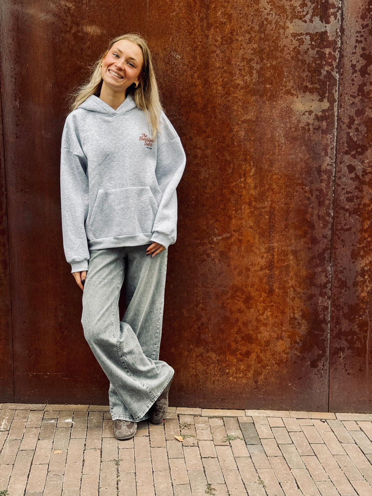 Maddie Brooklyn Hoodie - Grijs
