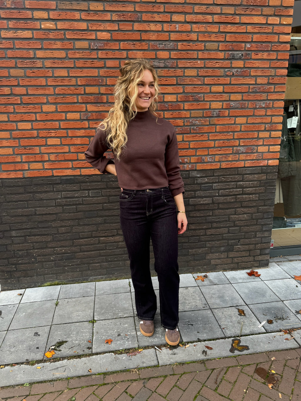 Lea Knit Top - Bruin