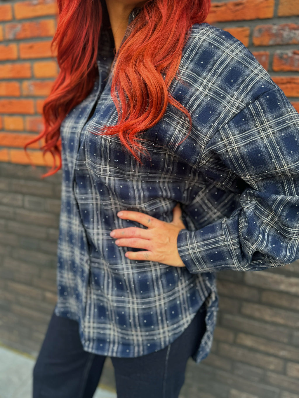 Sammie Spark Shirt - Navy