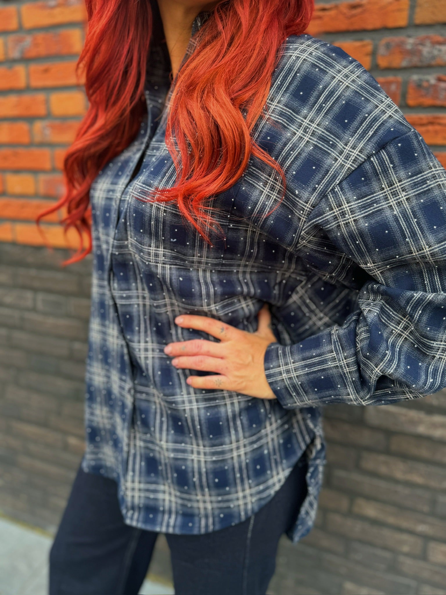 Sammie Spark Shirt - Navy