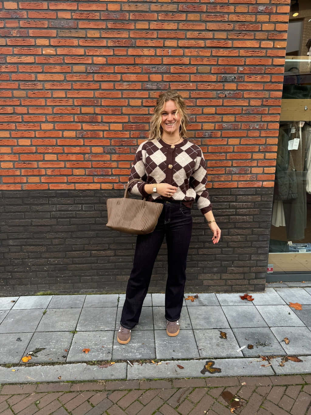 Meri Cardigan - Bruin