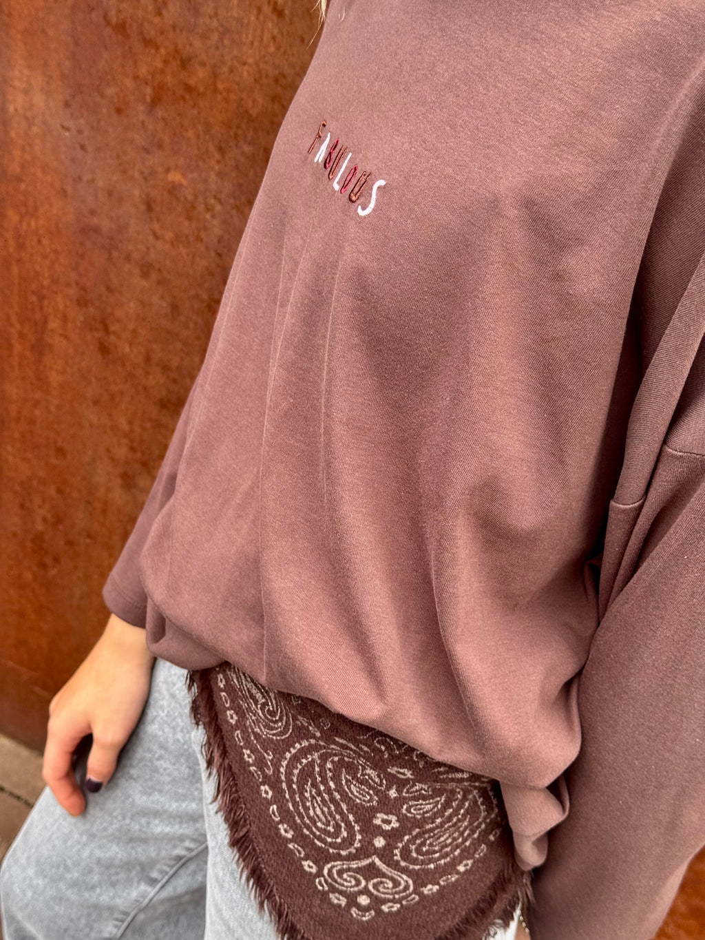 Bandana Sjaal Paisley - Bruin