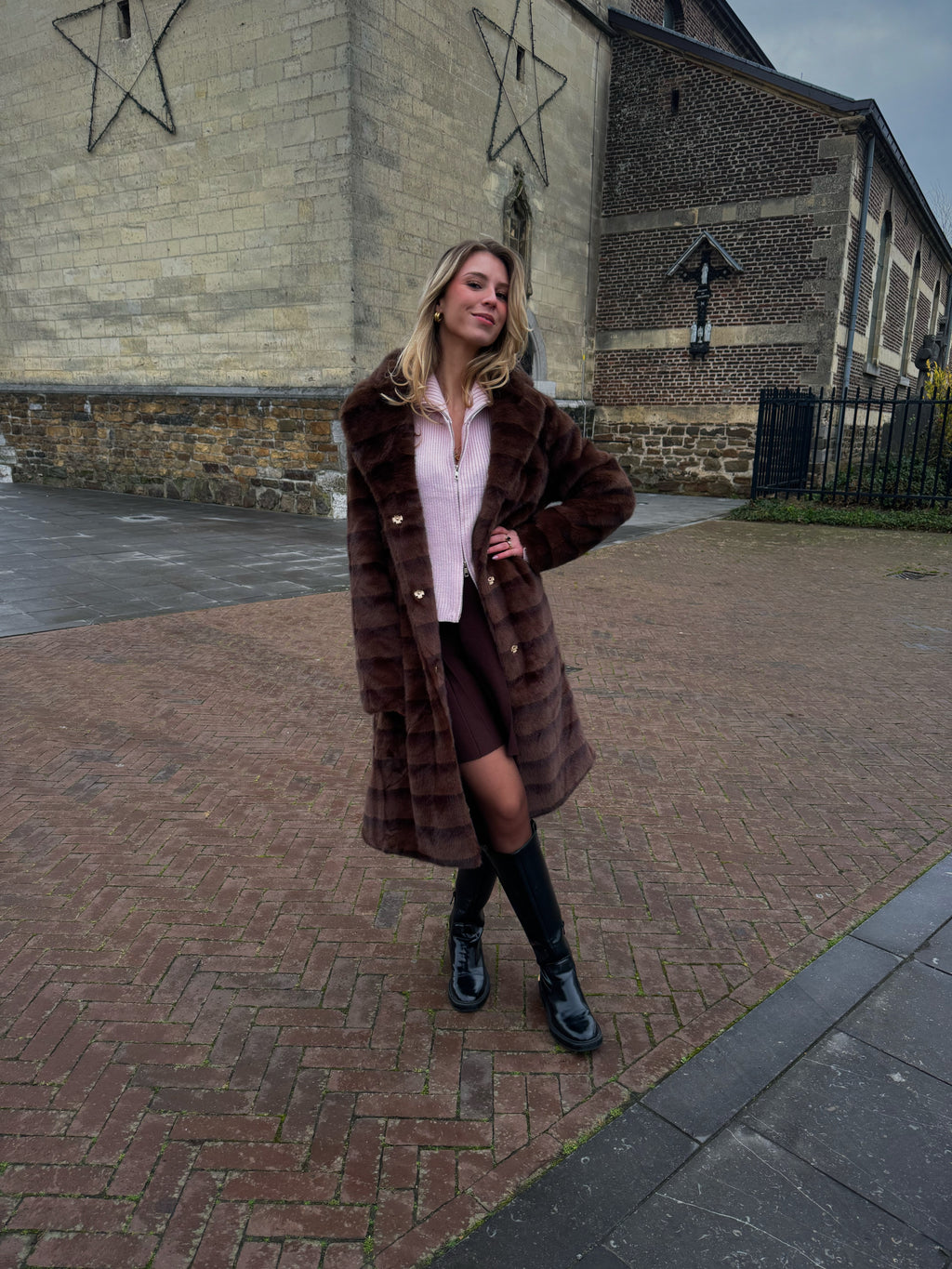 Ophelia Long Fur Coat