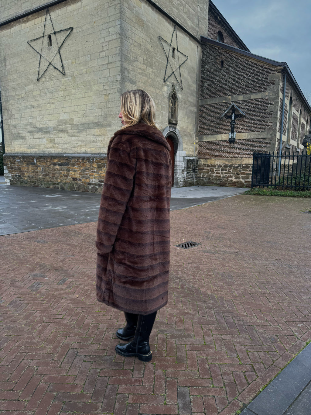 Ophelia Long Fur Coat